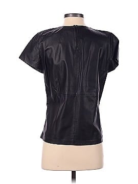 J.Crew Collection Leather Top (view 2)