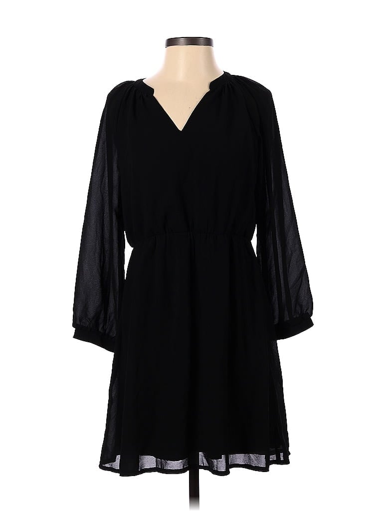 Pre-owned Tobi Casual Dress In Black
