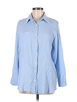 Collection By Cezele Long Sleeve Button-Down Shirt (view 1)