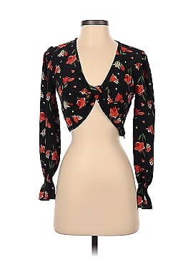 Topshop Long Sleeve Blouse (view 1)