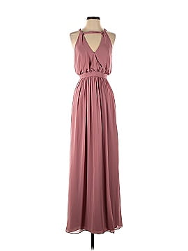 Watters Blush Fleurette Gown (view 1)