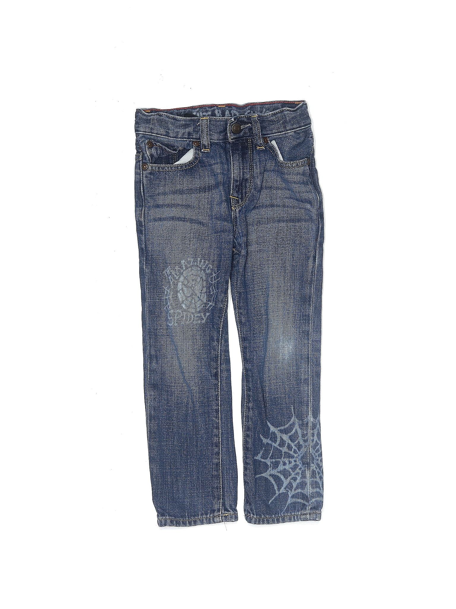 Junk Food 100 Cotton Solid Blue Jeans Size 4 44 off thredUP