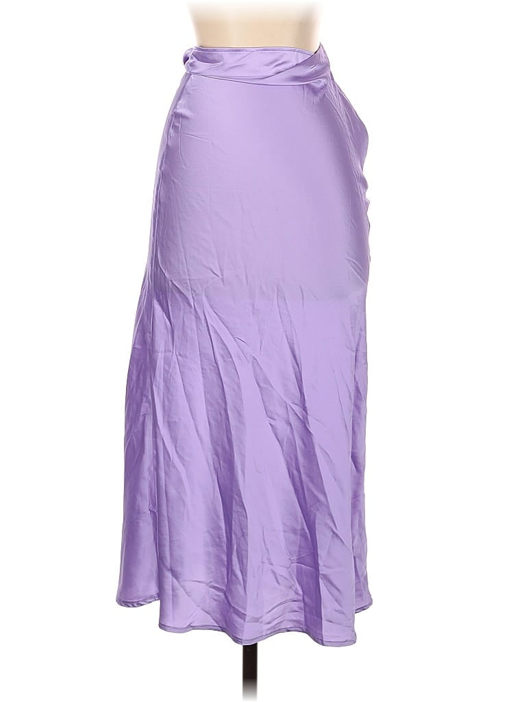 Pre-owned Bershka Casual Skirt In Purple