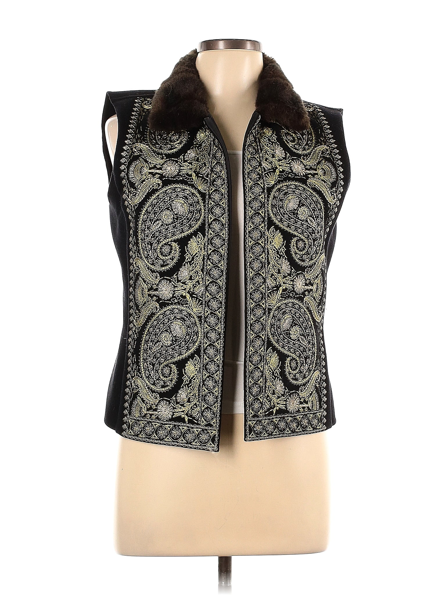 Linda Allard Ellen Tracy 100% Wool Black Vest Size 10 - 83% off | ThredUp