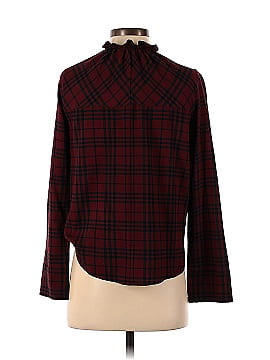 Thakoon Collective Plaid Ruffle Neckline Top (view 2)
