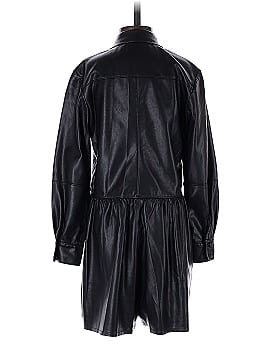 Rebecca Taylor Faux Leather Romper (view 2)