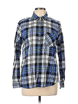 American Eagle Outfitters Long Sleeve Button-Down Shirt (view 1)