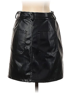 Nasty Gal Inc. Faux Leather Skirt (view 2)