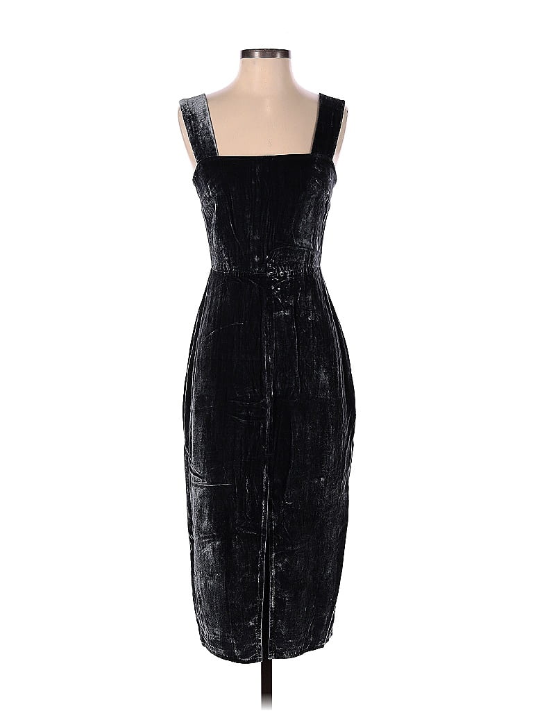 Reformation Solid Black Casual Dress Size 2 - 66% off | thredUP