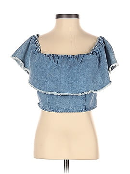 American Eagle Outfitters Short Sleeve Blouse (view 1)