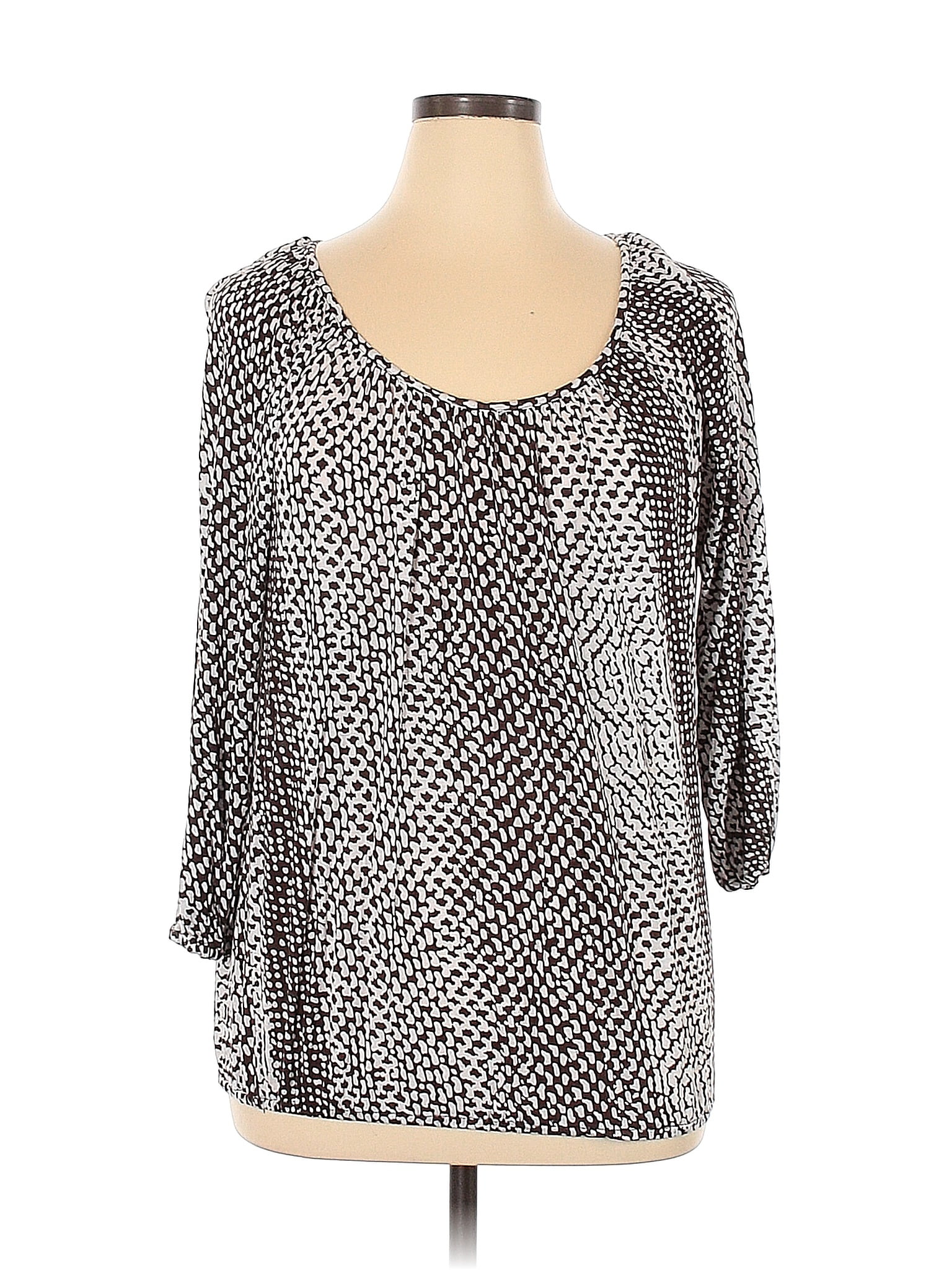 MICHAEL by MICHAEL KORS Size XL Grey Silver Cotton Blend Pullover main image 0