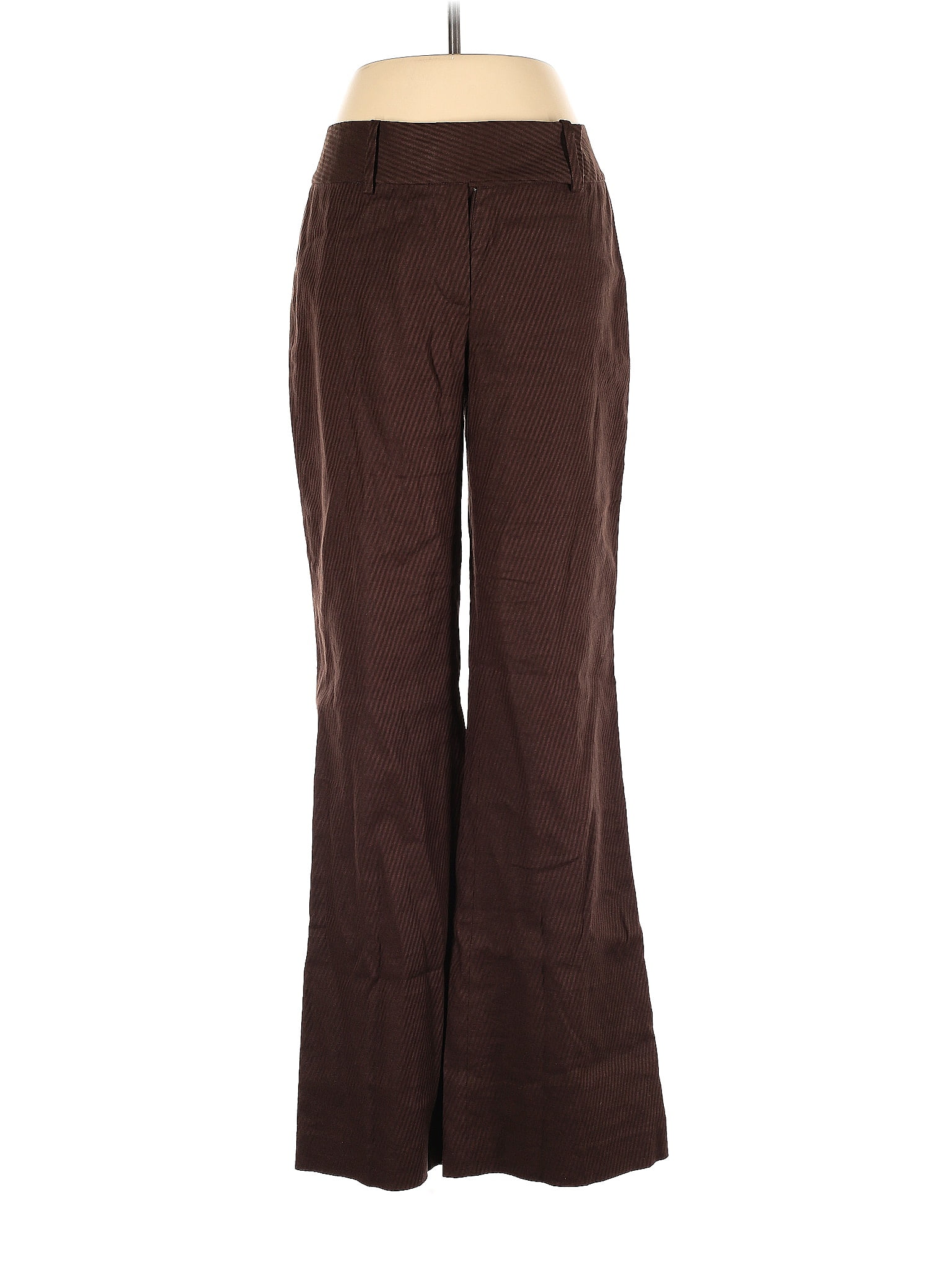 Ann Taylor Brown Linen Pants Size 2 - 73% off | thredUP