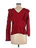 Zara Basic Red Long Sleeve Blouse Size M - photo 2