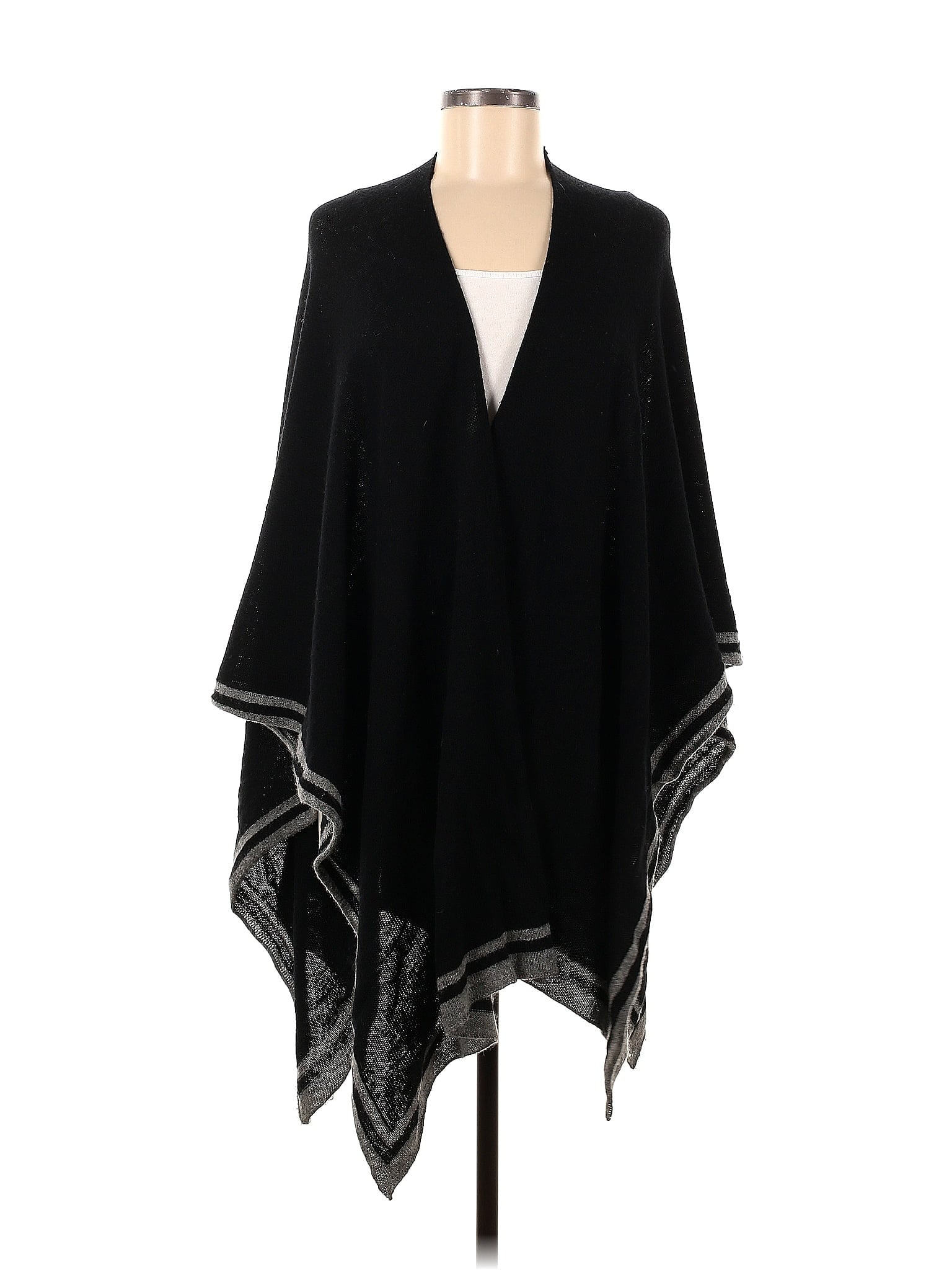 Nordstrom Black Poncho One Size 67 off thredUP
