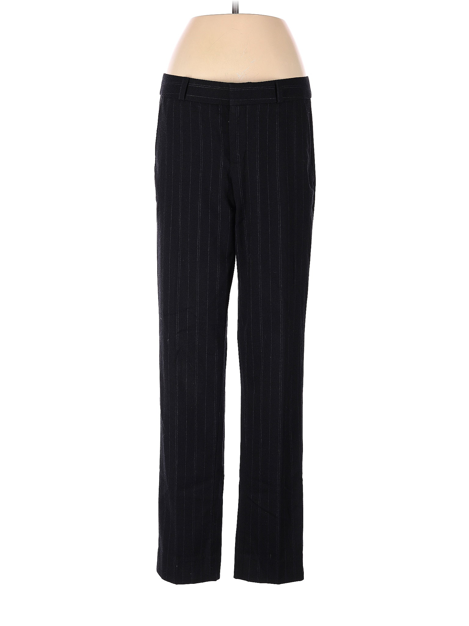 Banana Republic Stripes Black Dress Pants Size 0 82 off ThredUp