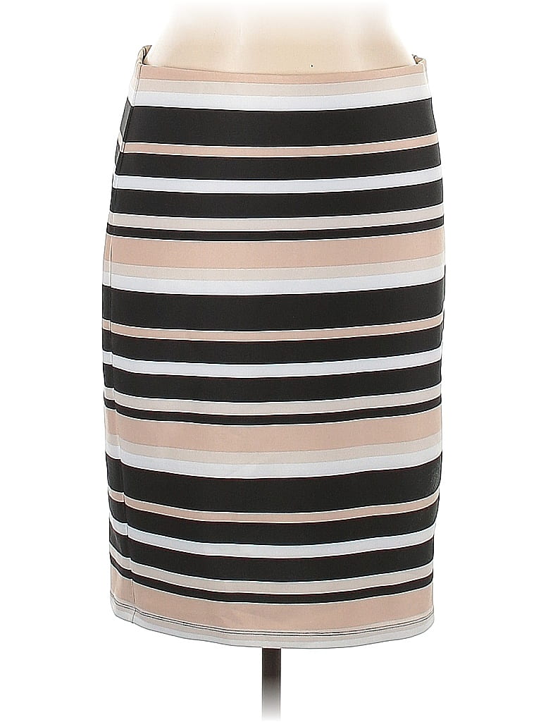 NYCC Color Block Stripes Multi Color Ivory Casual Skirt Size XL - 62% ...