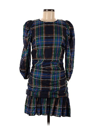 Tanya taylor 2024 plaid dress