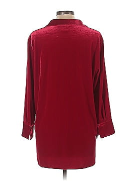 Joan Vass Long Sleeve Blouse (view 2)