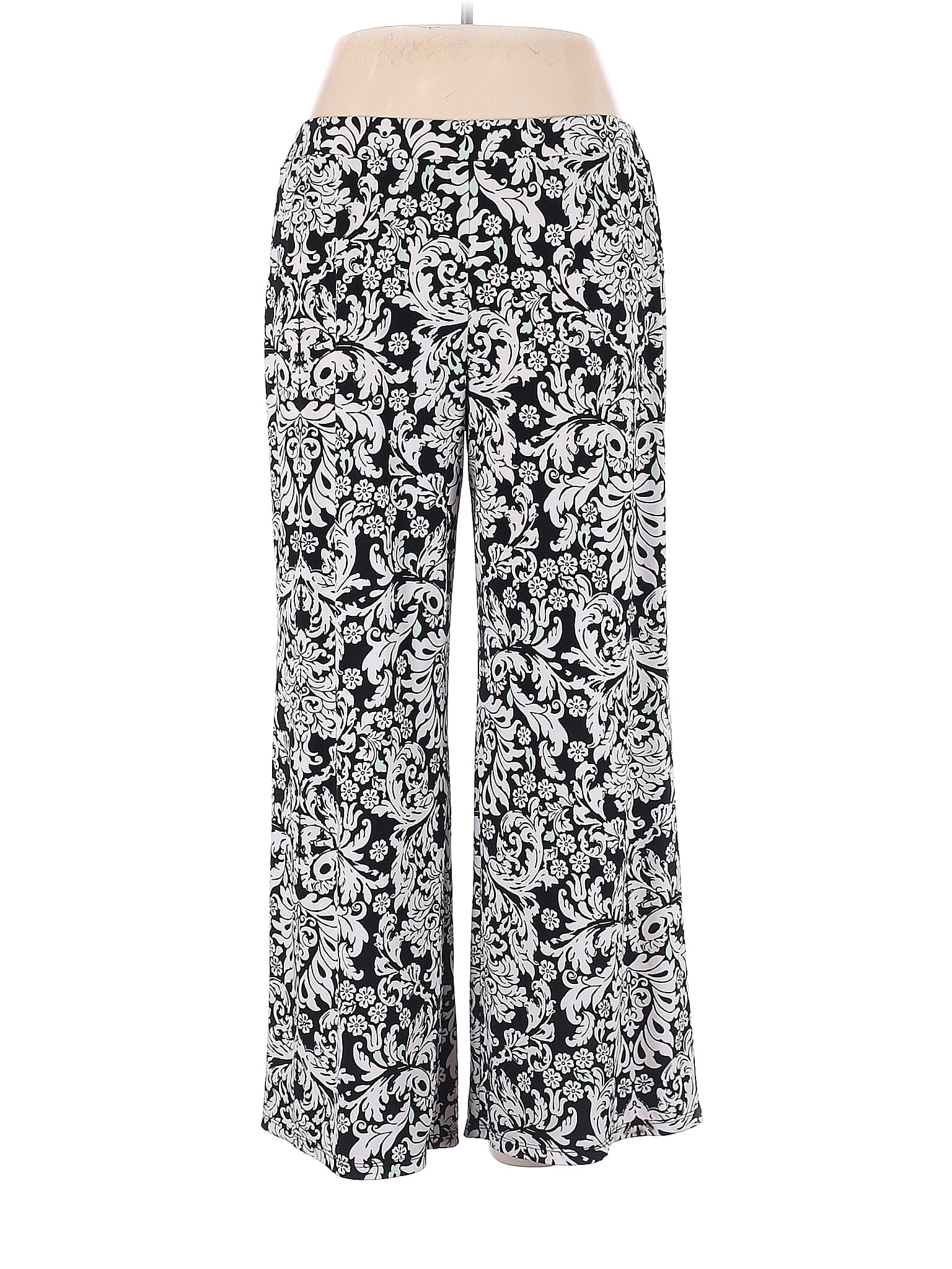 C established 1946 Floral Multi Color Silver Dress Pants Size 14 - 41% ...