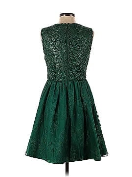 ML Monique Lhuillier Ivy Green Lace Dress (view 2)