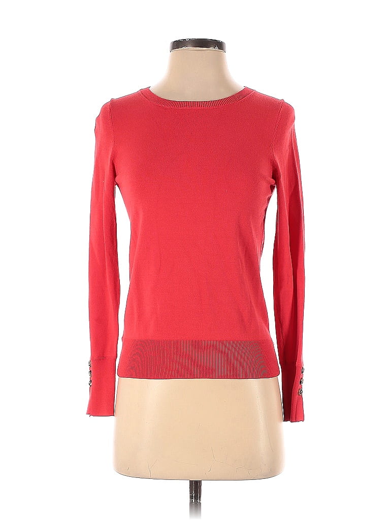 Ann Taylor Red Pullover Sweater Size XS (Petite) - photo 1