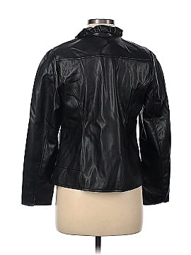 Monroe and Main Faux Leather Jacket (view 2)