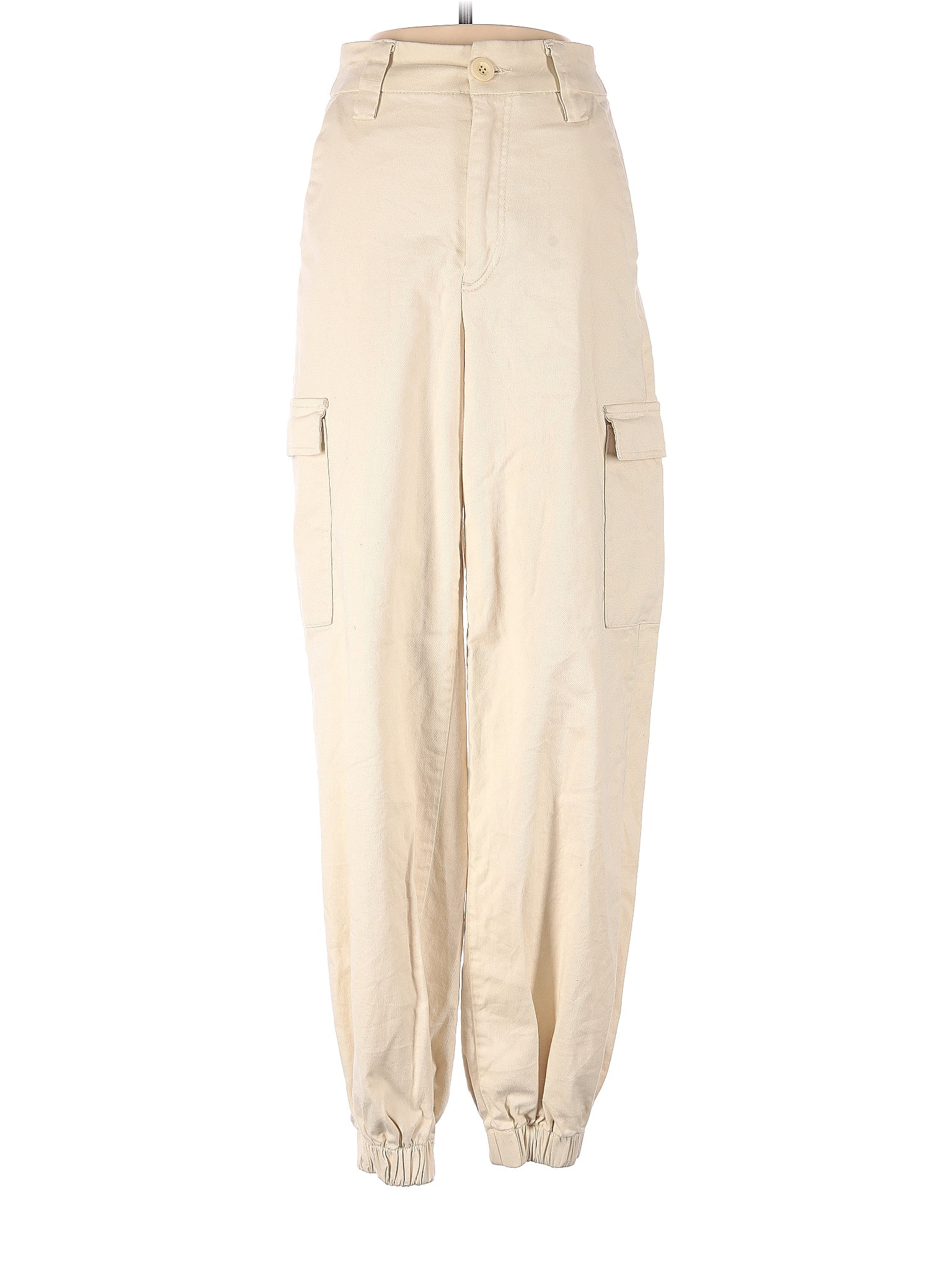 BDG Solid Tan Ivory Cargo Pants Size XS 47 off thredUP