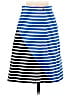 J.Crew 100% Cotton Stripes Color Block Blue Casual Skirt Size 00 - photo 2