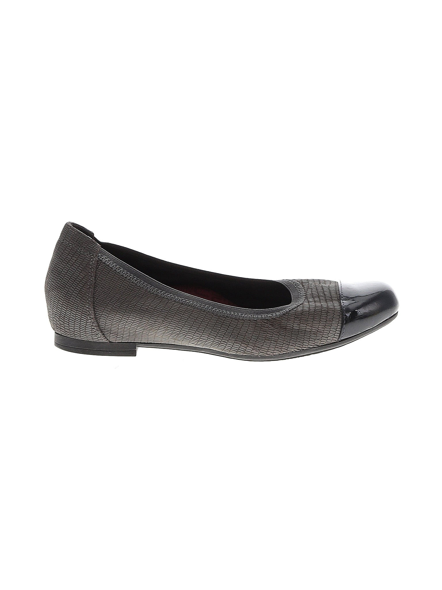 Munro American Solid Gray Flats Size 7 - 76% off | thredUP