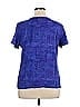 Ruth Norman 100% Rayon Blue Short Sleeve Blouse Size XL - photo 2
