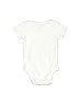 Moon and Back Solid White Short Sleeve Onesie Size 3-6 mo - photo 2