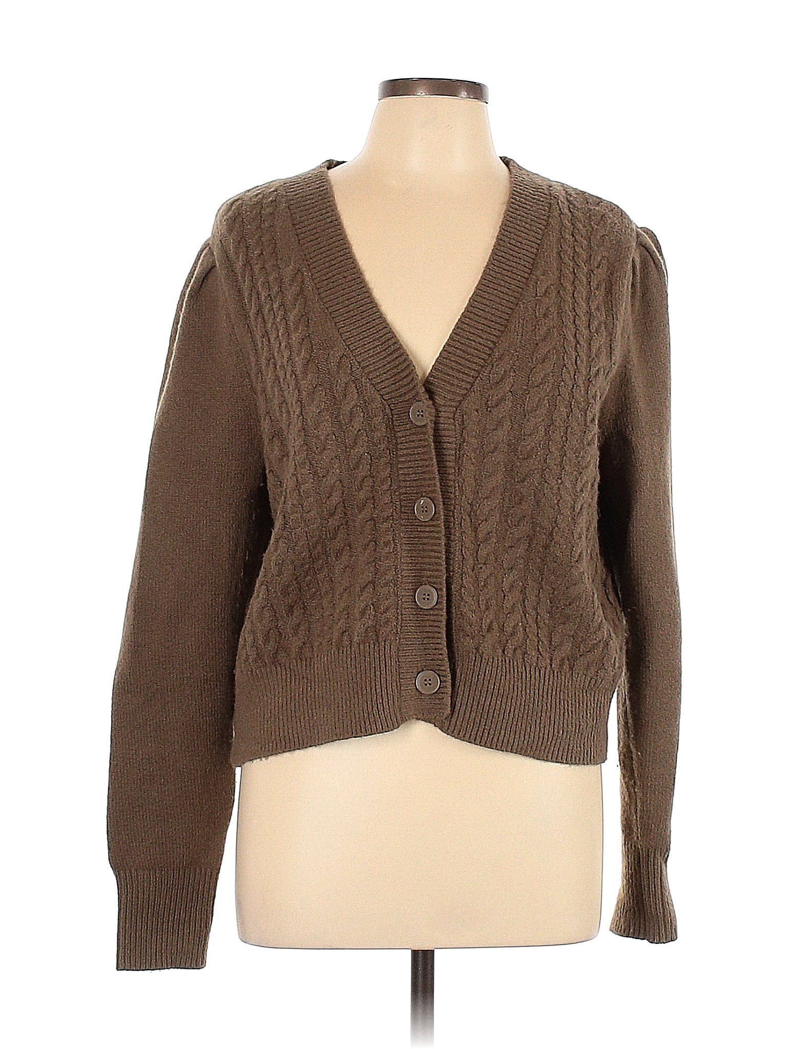 Tracy Cardigan - Solid Brown main image 1