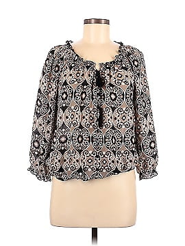 Signature by Larry Levine Long Sleeve Blouse (view 1)
