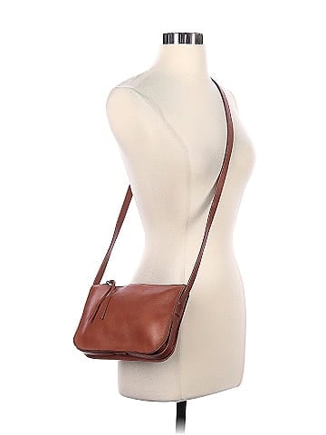 The simple leather on sale crossbody bag madewell