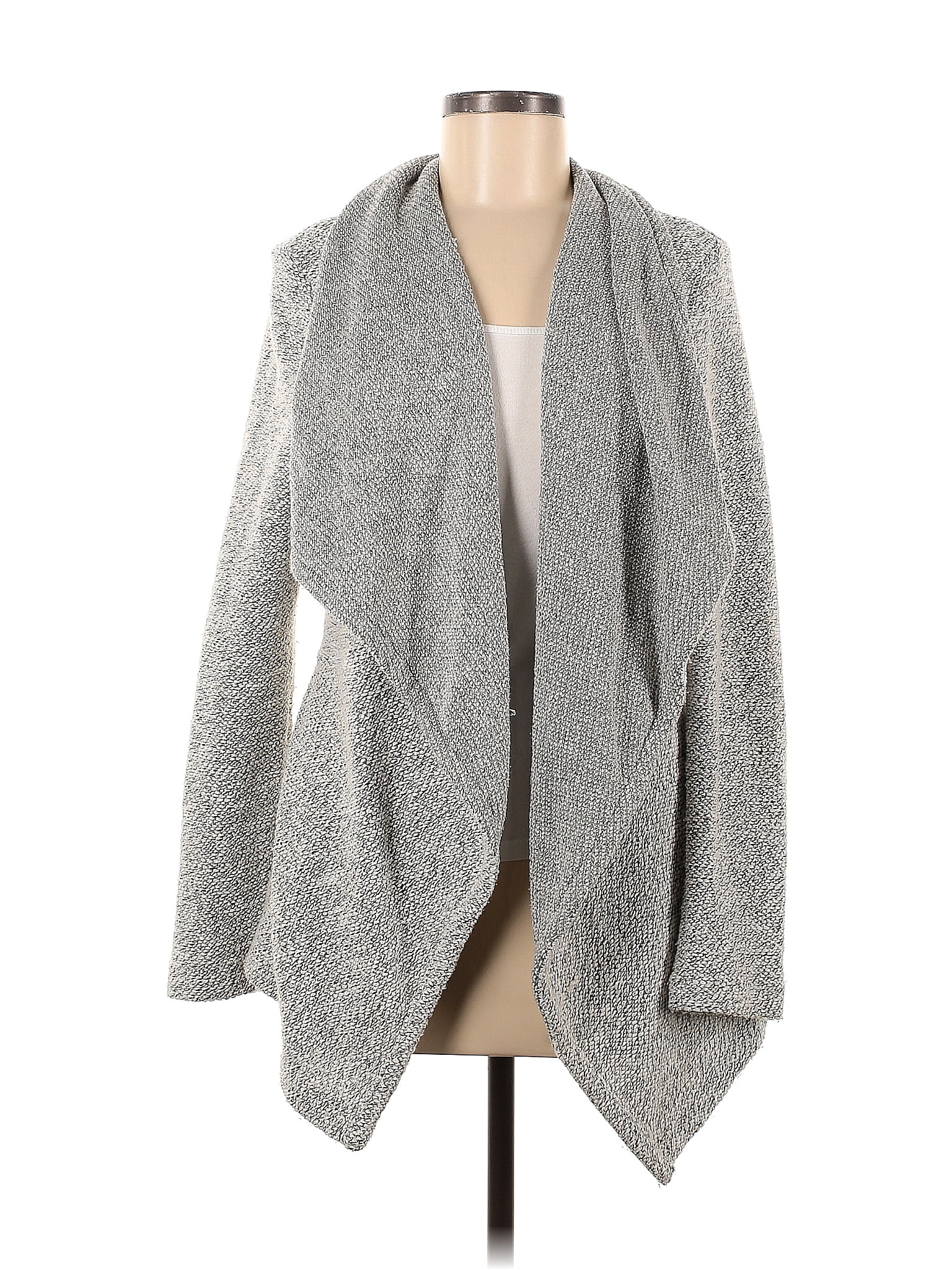 BNCI by Blanc Noir Color Block Marled Gray Cardigan Size M 76 off