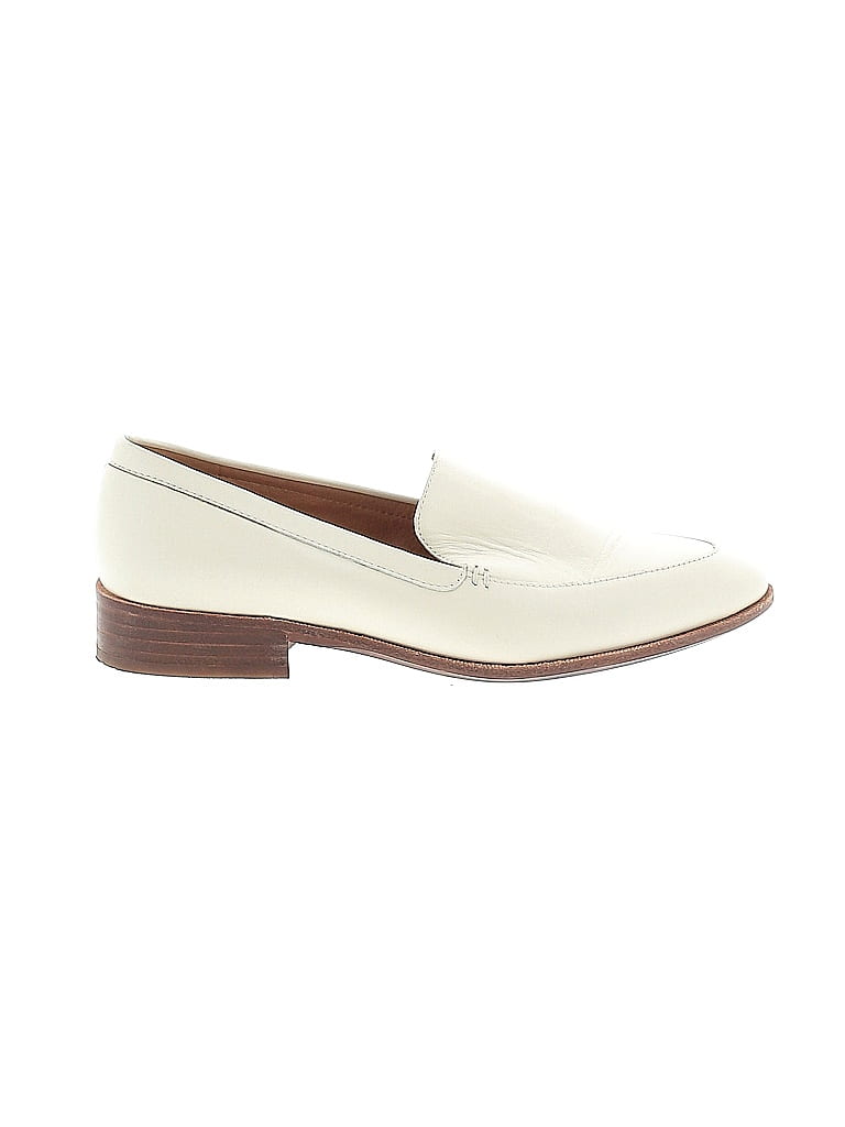 Madewell Solid Ivory Flats Size 8 1/2 - 65% off | thredUP