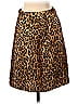 ICB Animal Print Brown Tan Casual Skirt Size S - photo 1