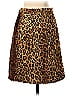 ICB Animal Print Brown Tan Casual Skirt Size S - photo 2
