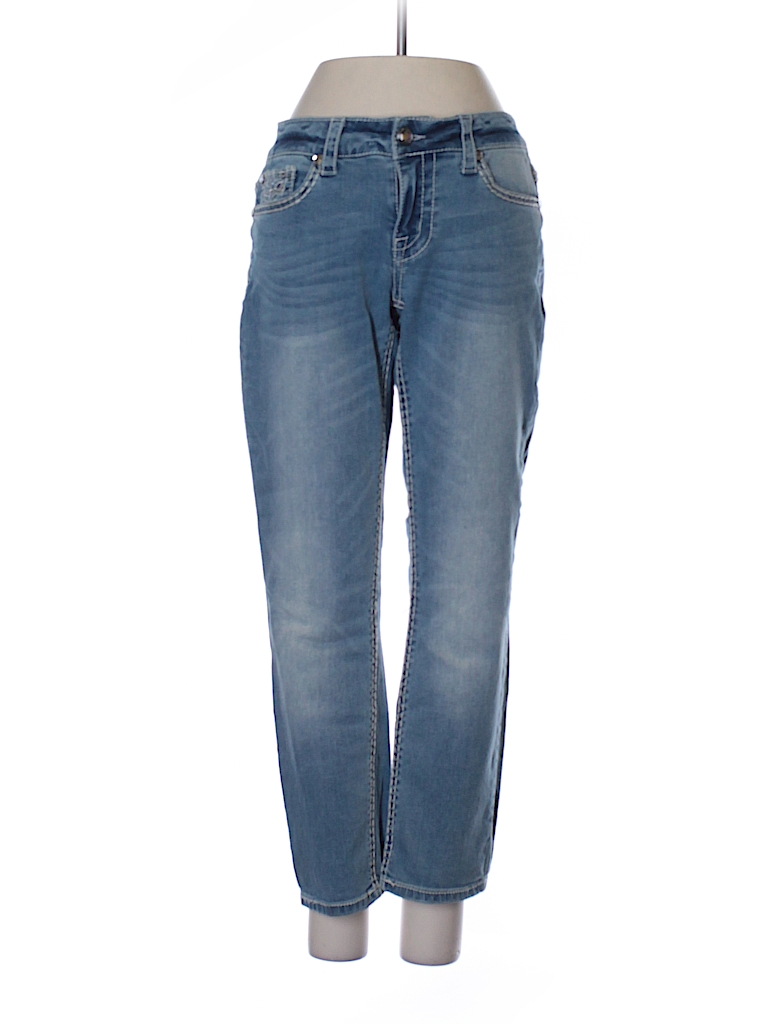 Knox Rose Solid Navy Blue Jeans Size 6 - 75% off | thredUP