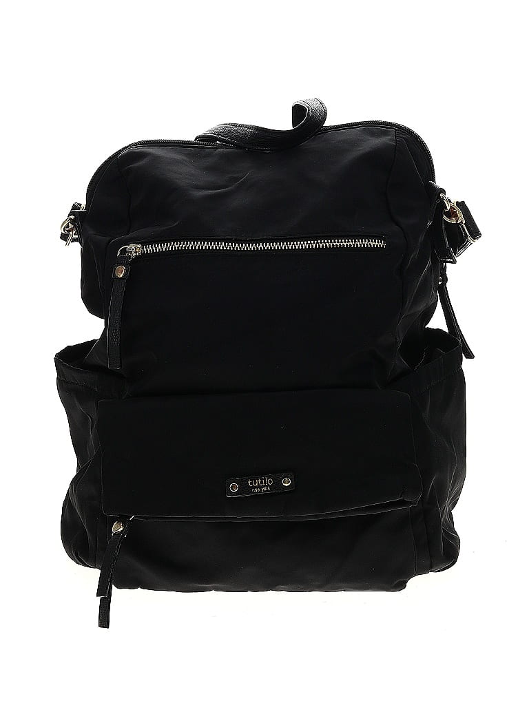 Tutilo Solid Black Backpack One Size - 63% off | thredUP