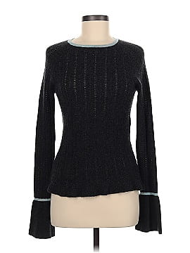 Burning Torch Cashmere Pullover Sweater (view 1)