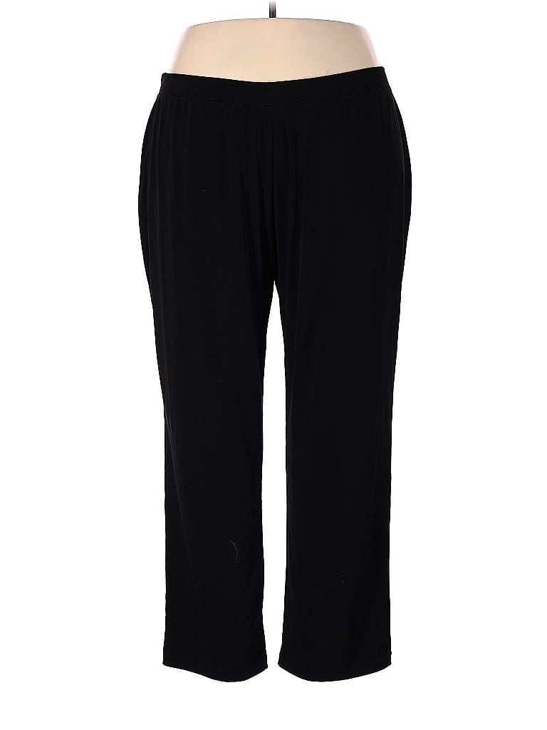 Susan Graver Black Casual Pants Size 2x (plus) - 67% Off 