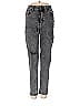 Shein Houndstooth Tweed Hearts Gray Jeans Size 2 - photo 1