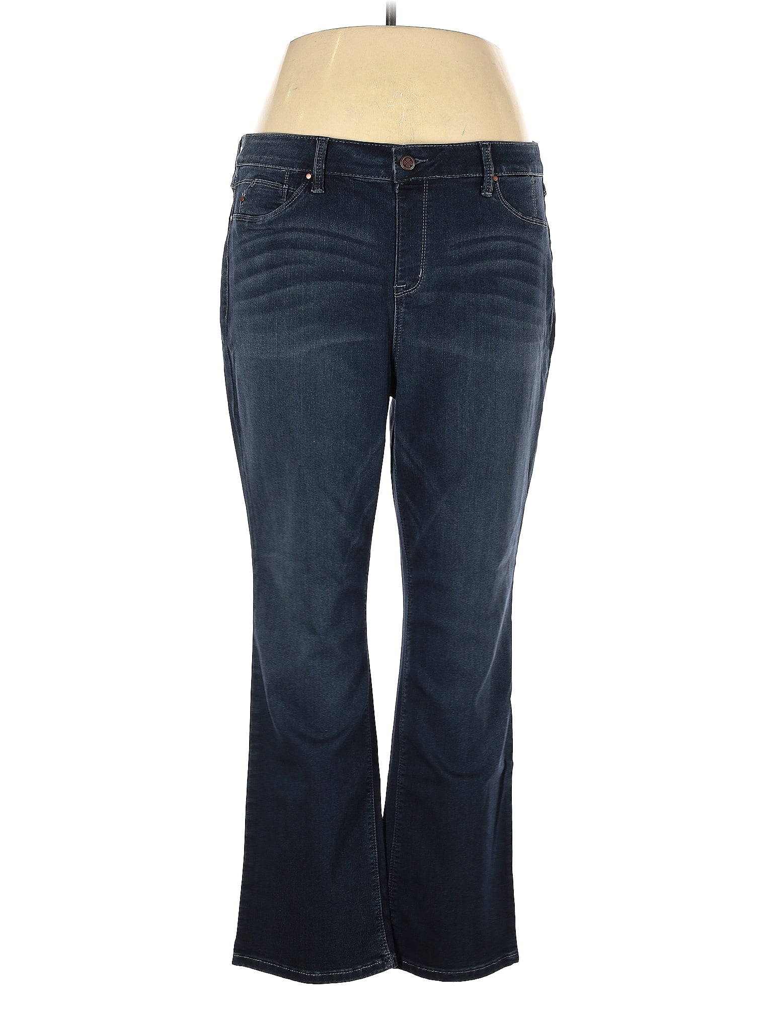 Laurie Felt Blue Jeans Size 1X (Plus) - 74% off | thredUP