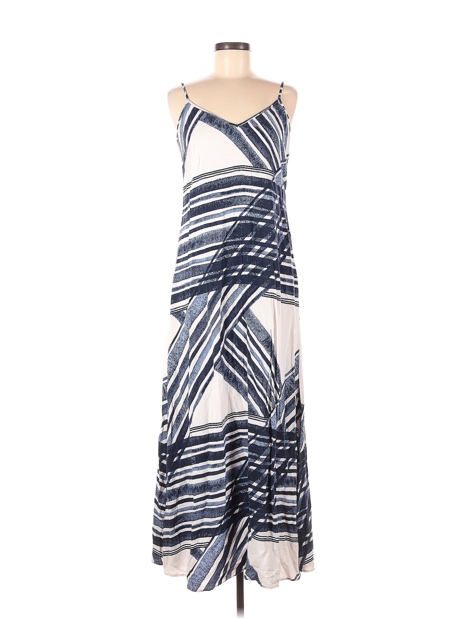 Ann Taylor LOFT Blue Casual Dress Size M 58 off thredUP