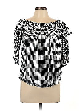 Marled by Reunited 3/4 Sleeve Blouse (view 1)
