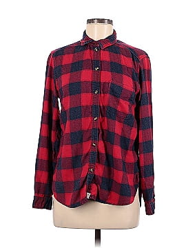 American Eagle Outfitters Long Sleeve Button-Down Shirt (view 1)