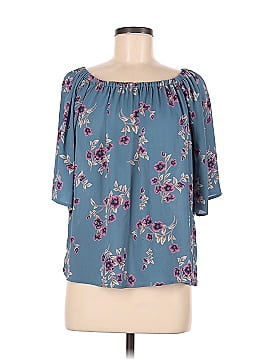 Smell The Roses Short Sleeve Blouse (view 1)