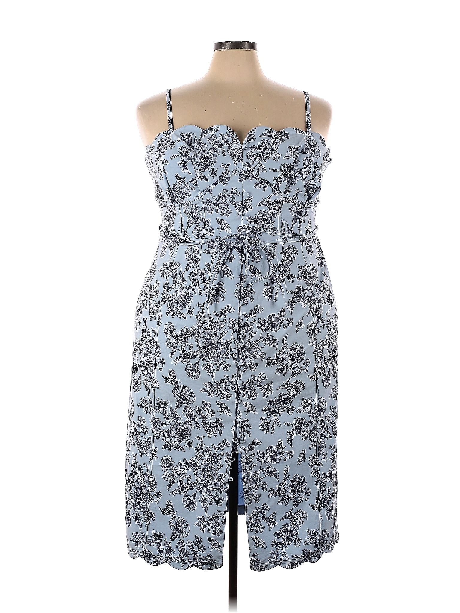 Anthropologie Blue Casual Dress Size 22 (Plus) 65 off thredUP