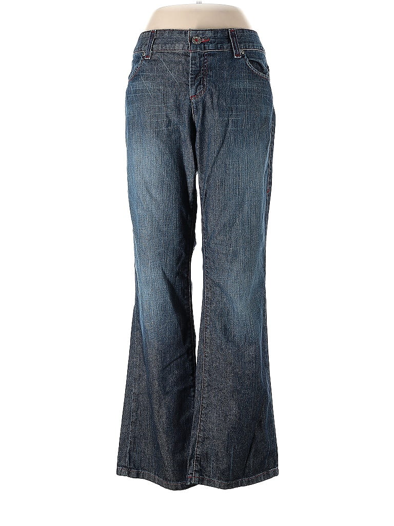 Tommy Jeans Mens Straight Fit Stretch Jeans Blue Size 36x30